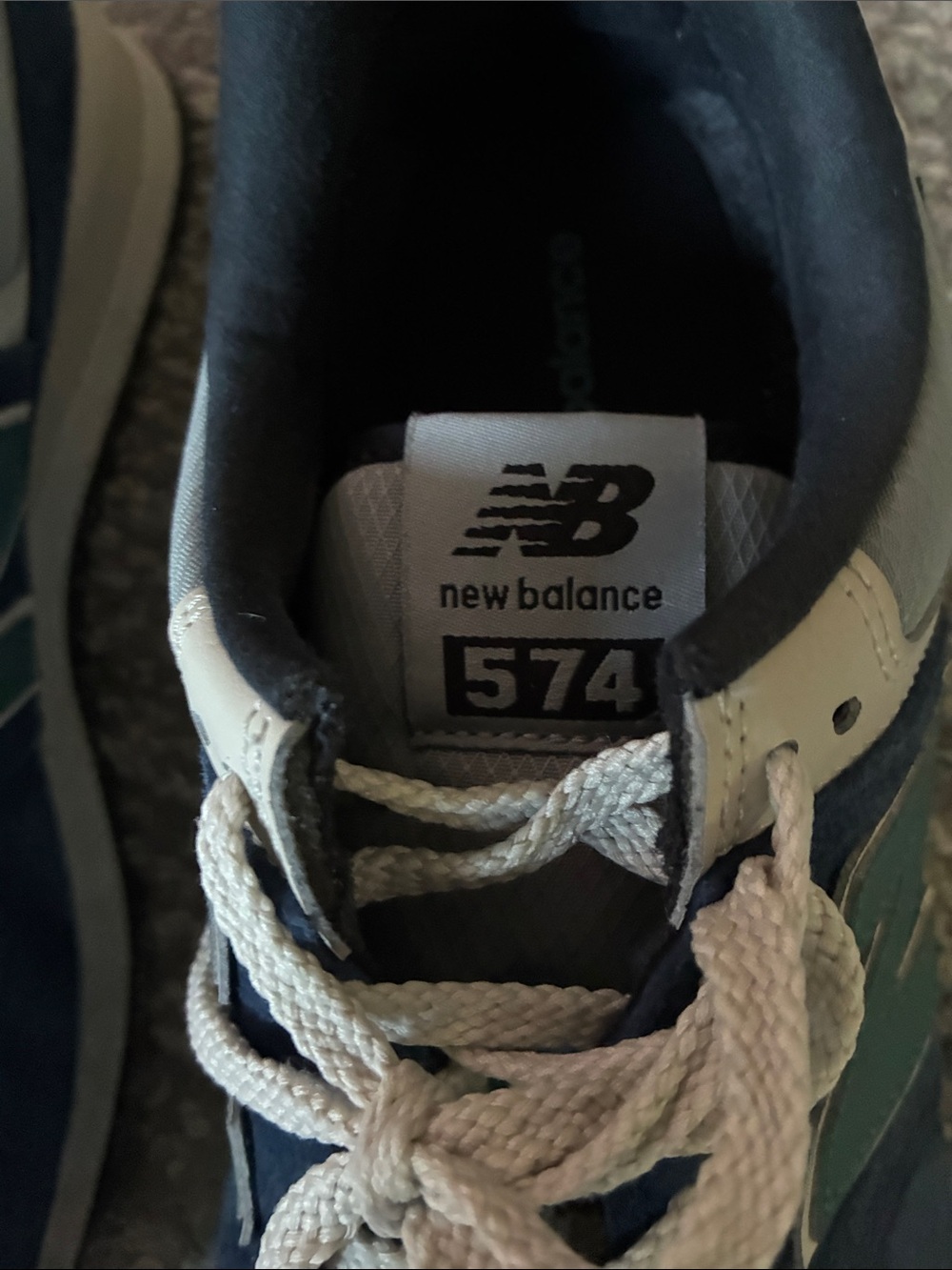 New Balance 574 Cordura Encap Navy/Gray. Size 11 Men’s, 12.5 Women’s - Picture 2 of 8